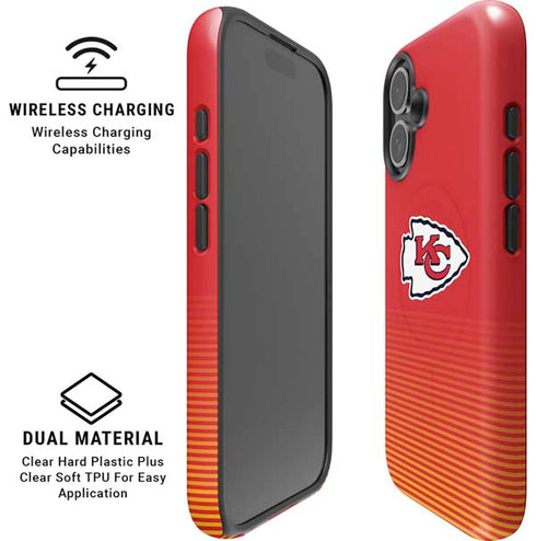 NFL Kansas City Chiefs Breakaway iPhone 16 Plus Magsafe Impact Case